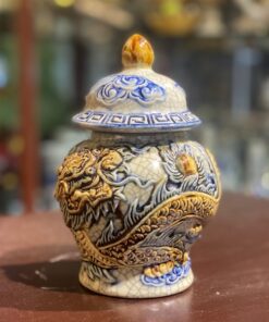 Chóe Thờ Men Rạn Đắp Nổi