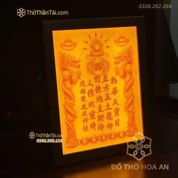 Bài Vị Thần Tài Thổ Địa Tranh Trúc Chỉ