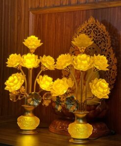 Đèn Thờ Hoa Sen Tịnh Thế Hoa Khai