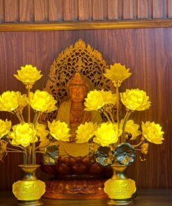 Đèn Thờ Hoa Sen Tịnh Thế Hoa Khai
