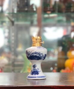 Đèn Dầu Sen Men Lam