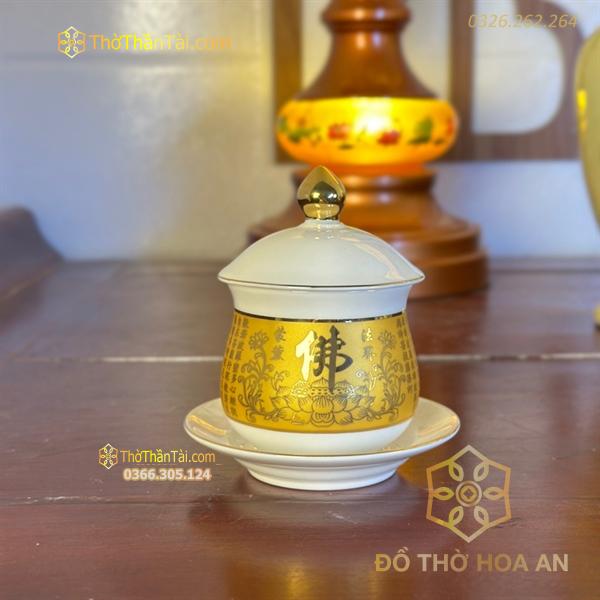 Chóe Thờ Sứ Bát Nhã Tâm Kinh Vàng
