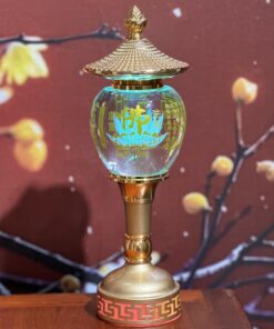 Đèn Thờ 1 Bông Chóp Cầu Hoa Sen Cao Cấp