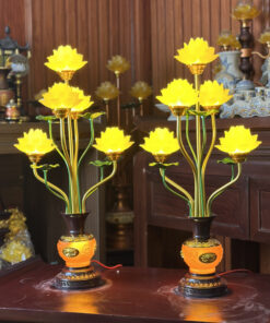 Đèn Thờ 5 Bông Lưu Ly Trường Minh