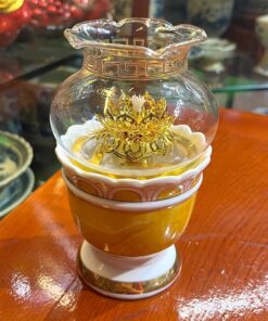 Đèn Dầu Vân Đá Vàng