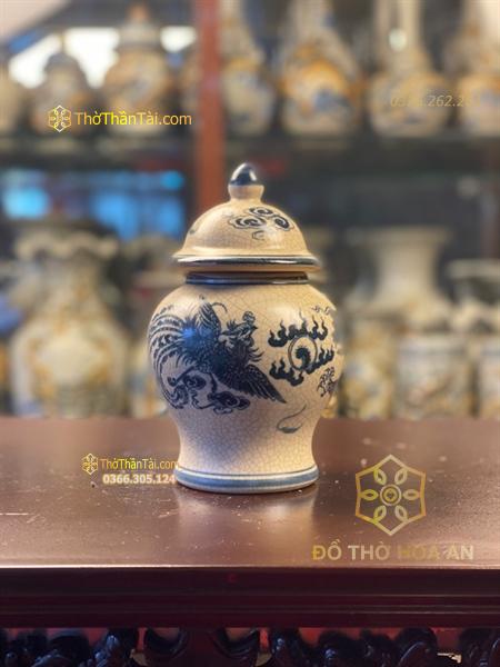 Chóe Thờ Men Rạn Vẽ