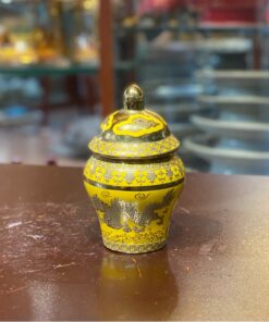 Chóe Thờ Sứ Men Vàng Kim Sa