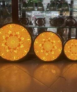 Đèn Hào Quang Tranh Trúc Chỉ Mandala
