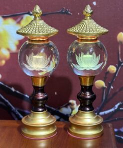 Đèn Thờ 1 Bông Chóp Cầu Hoa Sen