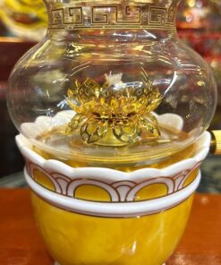 Đèn Dầu Vân Đá Vàng
