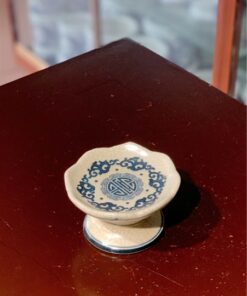 Chân Nến Thờ Men Rạn Vẽ