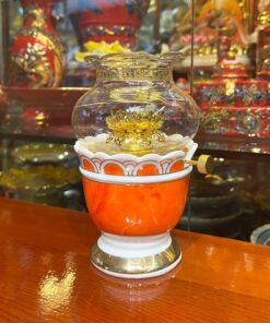 Đèn Dầu Vân Đá Đỏ