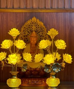 Đèn Thờ Hoa Sen Tịnh Thế Hoa Khai