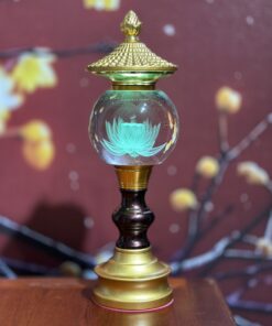 Đèn Thờ 1 Bông Chóp Cầu Hoa Sen