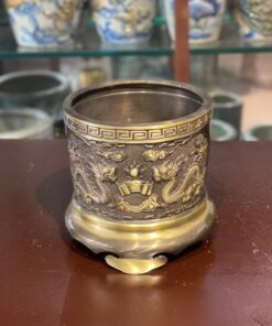 Bát Hương Thờ Rồng Phượng Đồng Hun