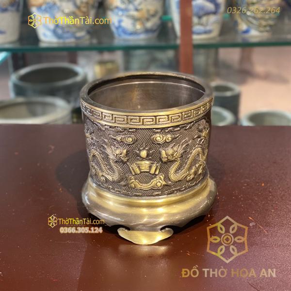 Bát Hương Thờ Rồng Phượng Đồng Hun