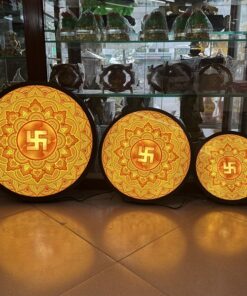 Đèn Hào Quang Tranh Trúc Chỉ Chữ Vạn