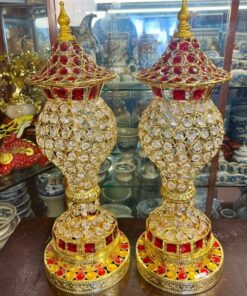 Đèn Thờ Chóp Thân Pha Lê