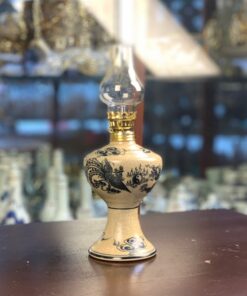 Đèn Dầu Men Rạn Vẽ