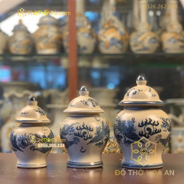 Chóe Thờ Men Rạn Vẽ