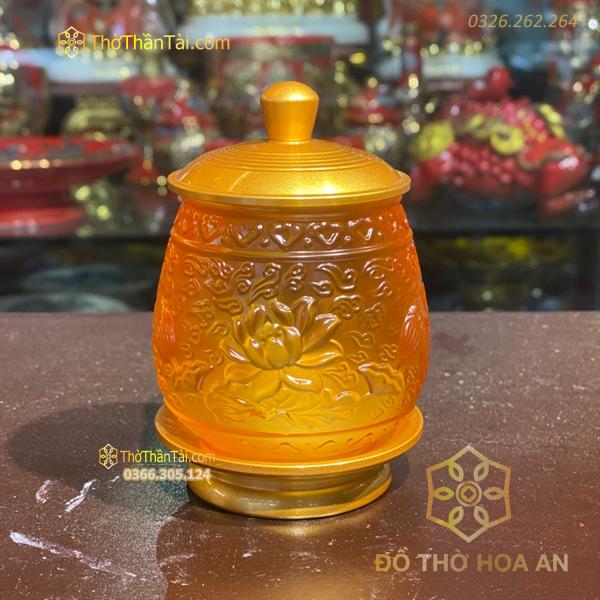 Chóe Thờ Lưu Ly Bọc Đồng