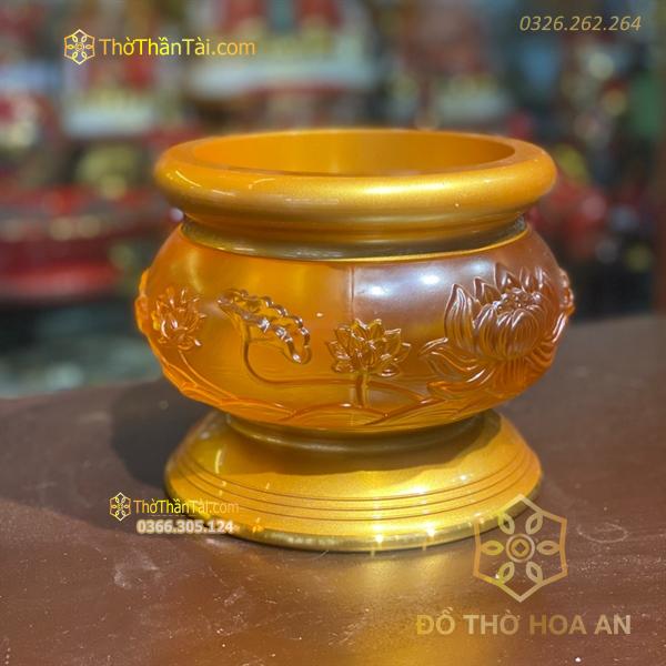 Bát Hương Lưu Ly Bọc Đồng Đài Loan