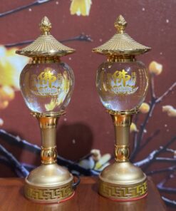 Đèn Thờ 1 Bông Chóp Cầu Hoa Sen Cao Cấp