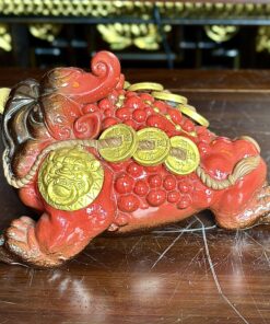 Cóc Thiềm Thừ Sứ Tử Sa Đỏ