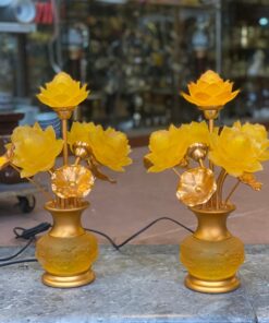 Đèn Thờ Hoa Sen Tịnh Thế Hoa Khai
