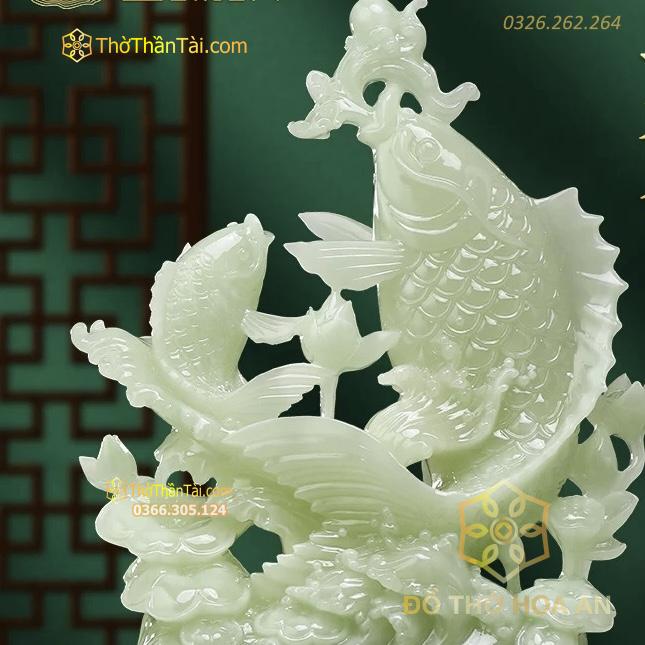 Cá Chép Liên Niên Hữu Dư Ngọc Bích Lưu Ly