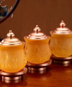 Chóe Thờ Lưu Ly Bọc Đồng Vàng