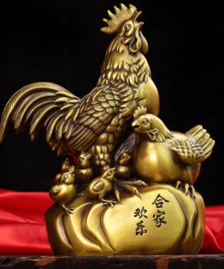Tượng Đồng Gia Đình Gà