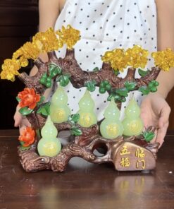 Ngũ Hồ Lô Bột Đá Ngọc Phong Thủy