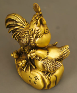 Tượng Đồng Gia Đình Gà