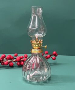 Đèn Dầu Bí Ngô Thủy Tinh