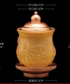 Chóe Thờ Lưu Ly Bọc Đồng Vàng