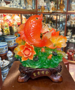 Cá Chép Phong Thuỷ Hoa Mẫu Đơn
