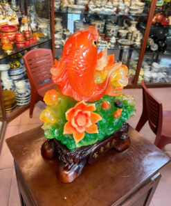 Cá Chép Phong Thuỷ Hoa Mẫu Đơn