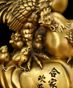 Tượng Đồng Gia Đình Gà