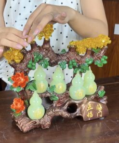 Ngũ Hồ Lô Bột Đá Ngọc Phong Thủy