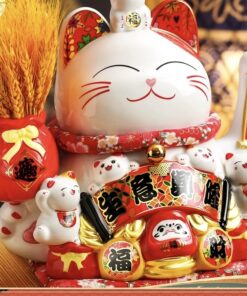Mèo Thần Tài Maneki-neko Kinh Doanh Thịnh Vượng