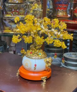 Cây Đá Thạch Anh Vàng Chiêu Tài