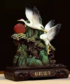 Tượng Phong Thủy Tùng Hạc Diên Niên