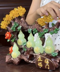 Ngũ Hồ Lô Bột Đá Ngọc Phong Thủy