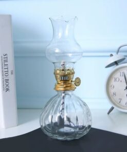 Đèn Dầu Bí Ngô Thủy Tinh