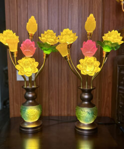 Đèn thờ 7 bông hoa sen