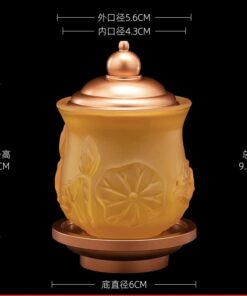 Chóe Thờ Lưu Ly Bọc Đồng Vàng
