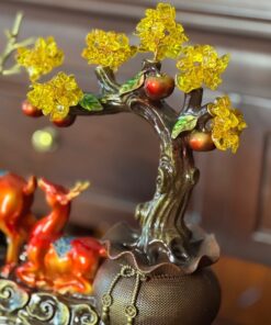 Nai Vàng Cây Tiền Tài Lộc