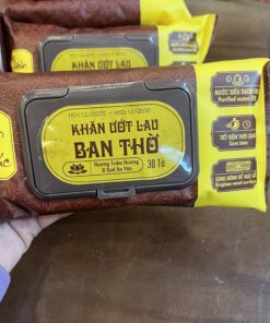 Hộp Khăn Ướt Lau Ban Thờ 30 Tờ