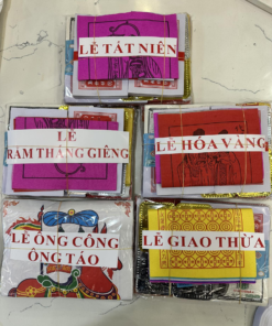Set 5 bộ tiền vàng cúng 5 lễ